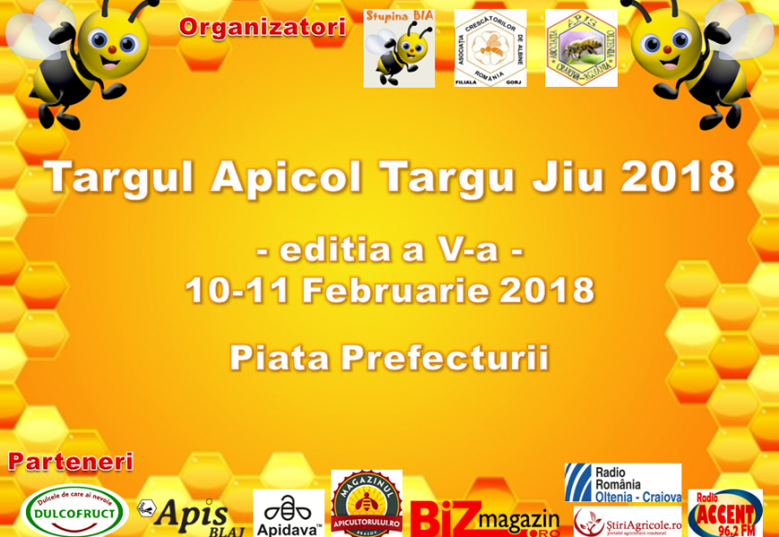 Târgul Apicol la Târgu – Jiu 2018 ediția V-a
