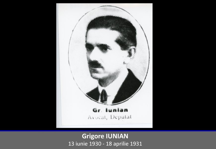 Grigore Iunian – omul cu un rol însemnat în politica românească