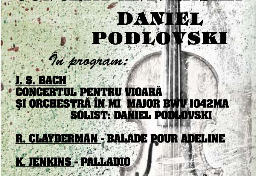 Concert aniversar DANIEL PODLOVSKI la Târgu Jiu