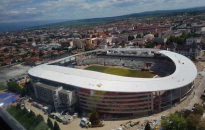 Finalizarea stadionului din Târgu Jiu, la două milioane de euro distanță
