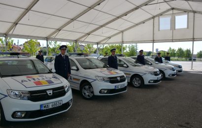 Masini noi pentru politistii din Gorj