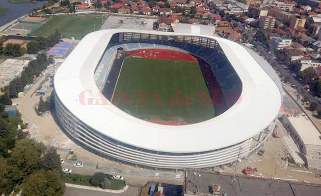 Nu se mai știe nimic de recepția Stadionului Municipal din Târgu Jiu