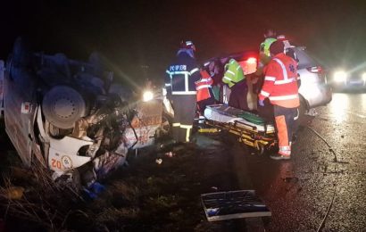 Gorjean implicat într-un accident în Vâlcea 