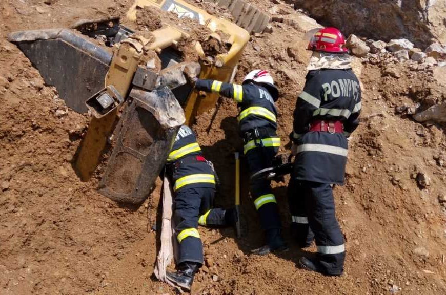 Accident la carieră! Răniți și cu coloana fisurată