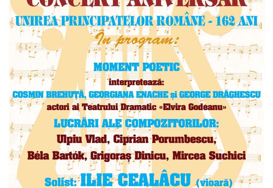 Concert la Teatrul Dramatic ”Elvira Godeanu”