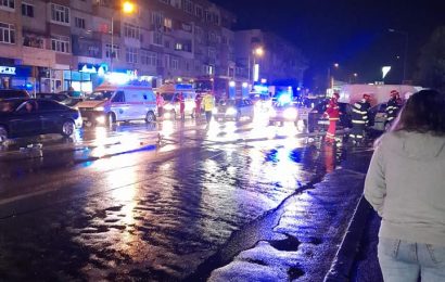 A făcut accident în Târgu Jiu. Era drogat