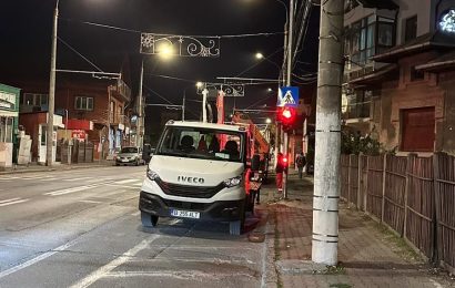Se instalează noile semafoare în municipiul Târgu Jiu!