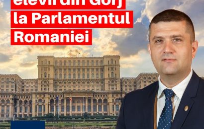 Vizite pentru elevii din Gorj la Palatul Parlamentului