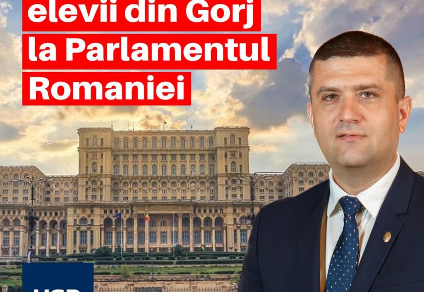 Vizite pentru elevii din Gorj la Palatul Parlamentului