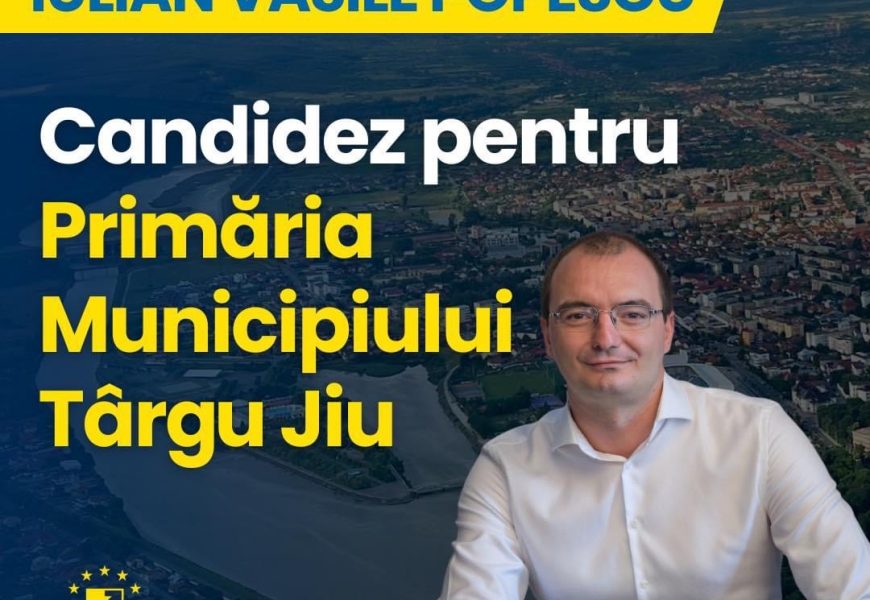 Iulian Popescu, candidatul PNL la Primăria Târgu Jiu!