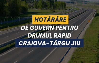 Anunțul prefectului Iulian Popescu despre Drumul de mare viteză Craiova-Târgu Jiu!