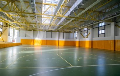 Sală de sport nouă, în Polovragi 
