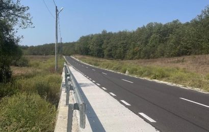 Au fost finalizate lucrările la un drum județean din Ionești