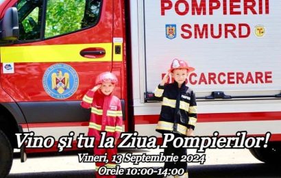 Ziua Pompierilor în mijlocul copiilor, la Târgu Jiu