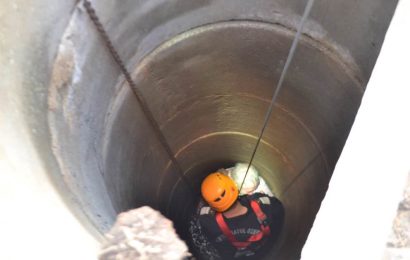 Femeie căzută în puț, la Fărcășești
