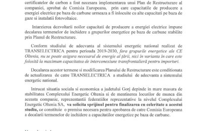 Scrisoare transmisă către Burduja 