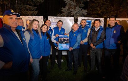 Liberalii au lipit afișe la început de campanie electorală