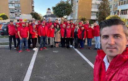 Liderii PSD Târgu Jiu, în campanie în cartierele din municipiu 