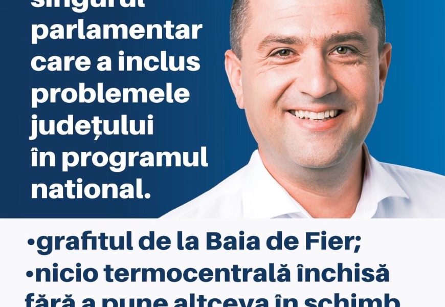 Anunțul lui Miruță pentru gorjeni 