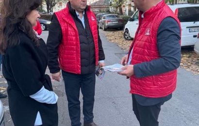 PSD-iștii, în campanie în mai multe cartiere din Târgu Jiu