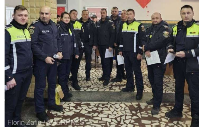 Cum au protestat polițiștii din Buzău împotriva ordonanței trenuleț  