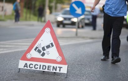 Accident rutier pe o stradă din Târgu Jiu 