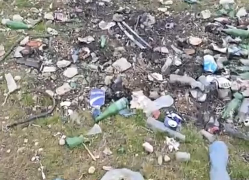 Revoltat de gunoaiele aruncate pe marginea drumului Revoltat de gunoaiele aruncate pe marginea drumului