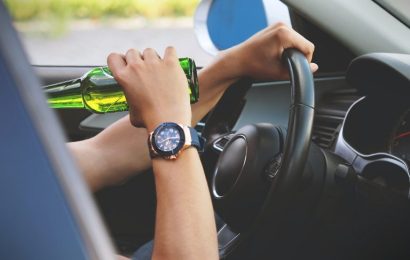 Cetățean străin rupt de beat pe străzile din Rânca