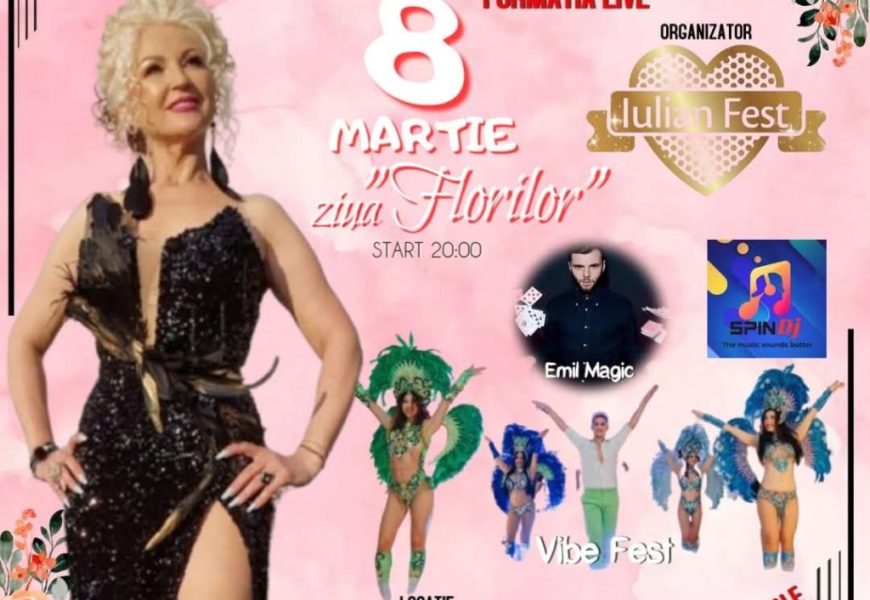 Artistă îndrăgită, prezentă pe 8 Martie, la Târgu Jiu 