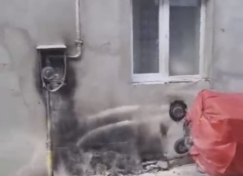 Explozie la un bloc din Târgu Jiu 