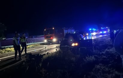 Accident rutier în Bumbești Jiu 