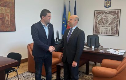 Miruță, întâlnire cu ambasadorul Italiei la București 