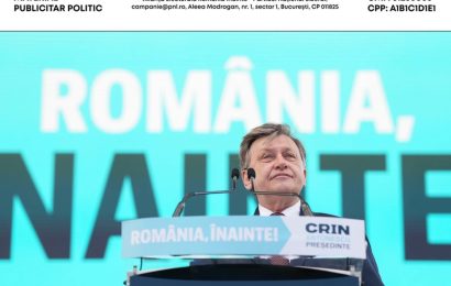 Miting cu zeci de mii de oameni pentru Crin Antonescu 