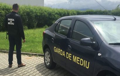 Amendă aplicată unui agent economic, de Garda de Mediu Gorj 