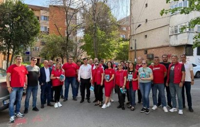 PSD Târgu Jiu, din nou în campanie prin municipiu